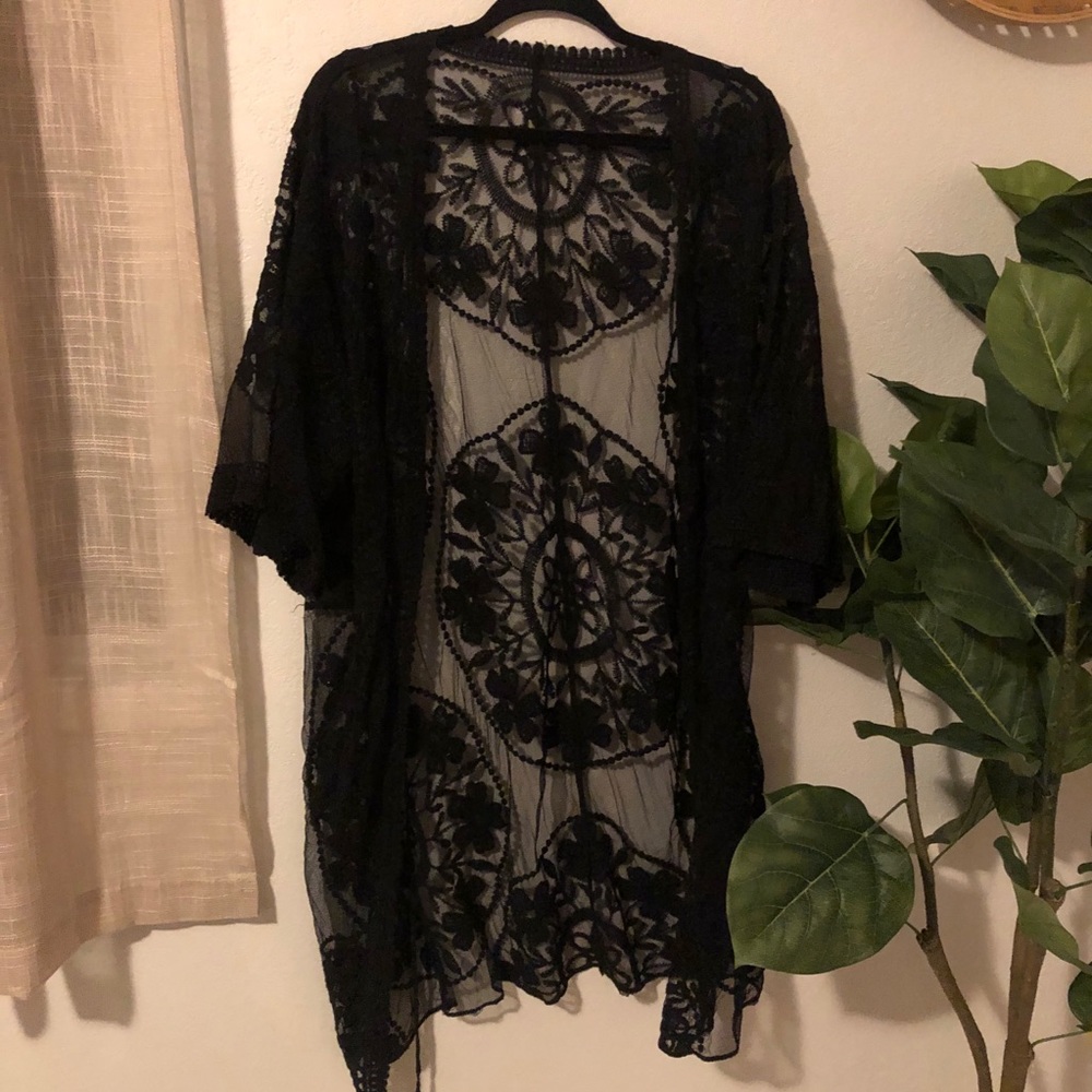 Black Lace Coverup